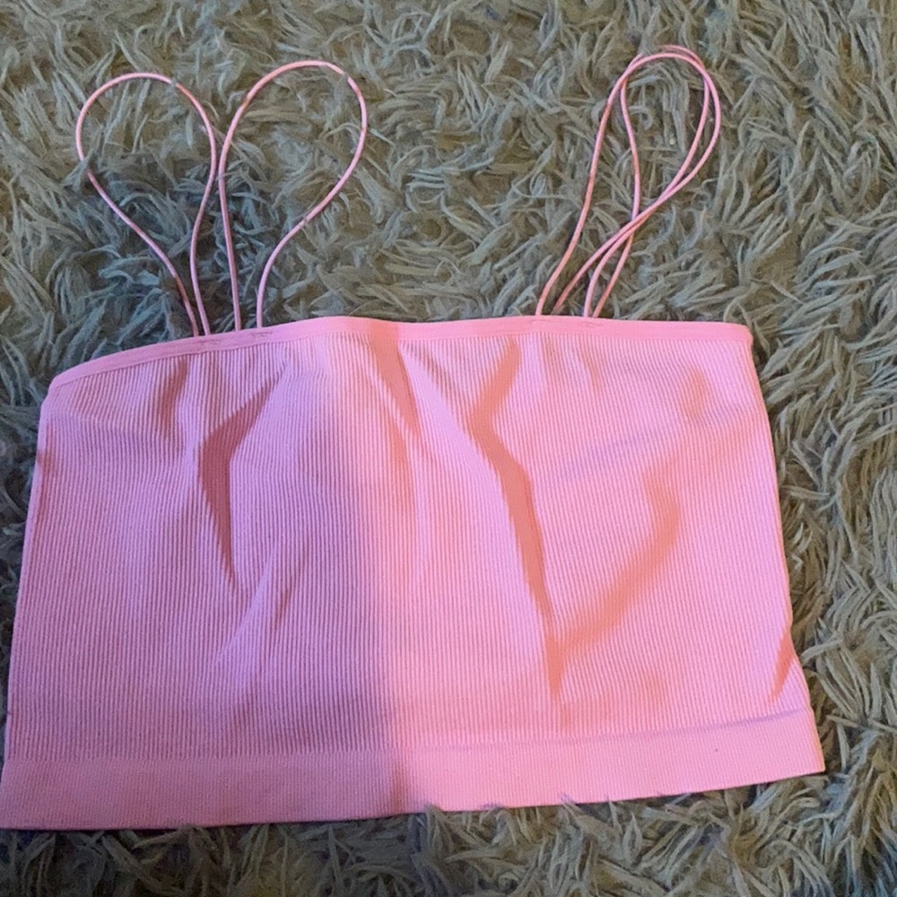 hot pink tank top